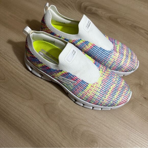 Skechers Slip-ins: Glide-Step Flex Size 10 Multicolored Sneaker Shoe - Picture 3 of 15